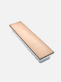 Neeve Knife Co. sharpening strop made out of Aluminum and leather