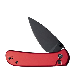 side front view of the CIVIVI Qubit Button Lock affordable folding pocket knife  