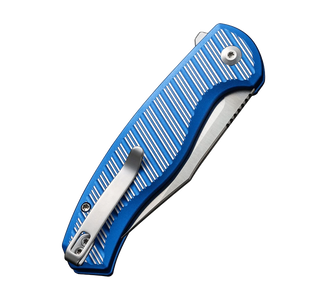 CIVIVI Stormhowl Flipper & Button Lock (Bright Blue Aluminum Handle) C23040B-2